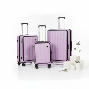 Lot de 3 <span class=keywords><strong>Valises</strong></span> ABS Prêtes à Voyager, Vente en Gros Usine, avec 4 Roues Doubles Lisses et Fermeture Éclair Sécurisée - Product Image 1