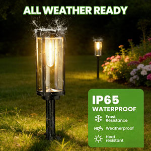 Alecter <b>Solar</b> Decorative <b>Solar</b> Landscape Lighting IP65 Auto Dusk Dawn <b>Garden</b> <b>Lights</b> for Walkway Yard Ambiance Model APH-L57 - Product Image 3