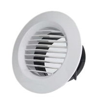 Grille d'aération ronde industrielle moderne en ABS épaissi, personnalisable, durable, multi-styles, pour système CVC – Vente directe usine