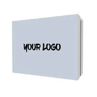 Emballage en carton rigide de luxe de haute qualité avec logo personnalisé Boîtes cadeaux en papier à couvercle amovible blanc pour vêtements chaussures