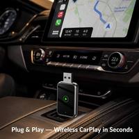 Adaptador Carplay con Diseño de Logotipo Gratuito, Conector USB de Fábrica, Metálico, Actualización Plug & Play, Dongle Inalámbrico Carplay Android Auto