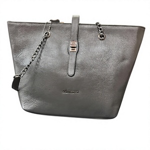 Bolso de Mano Casual de Cuero Genuino Marrón Natural, Estilo Europeo, Cierre de Cremallera, Correa Extraíble, OEM Personalizado, Gran Capacidad - Product Image 3
