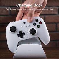 Control de Juego Inalámbrico 8BitDo Ultimate X-Pro de 3 Modos con Motor de Vibración, Gamepad con Cable 2.4G para PC