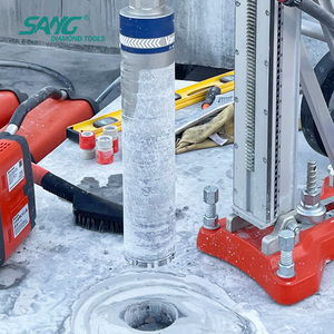 หัวเจาะเพชรซินเทอร์ SANG Arix สำหรับดอกสว่านเจาะคอนกรีตเสริมเหล็ก หินแกรนิต งานก่ออิฐ ขนาด L24 มม. เชื่อมด้วยเลเซอร์ ใช้ได้ทั้งแบบเปียกและแบบแห้ง รับผลิตแบบ OEM ODM - Product Image 5