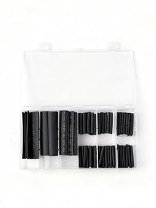 150 pièces <span class=keywords><strong>de</strong></span> tubes thermorétractables en PTFE et <span class=keywords><strong>PVC</strong></span>, embouts en plastique, manchons isolants électriques pour la protection des fils et câbles - Product Image 2