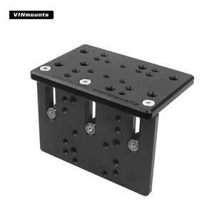 Soporte de montaje para barandilla de barco VINmounts de alta resistencia, base grande, sin perforación, bloque deslizante, montaje lateral, ajustable, compatible con bola de tamaño D - Product Image 1