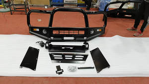 Accessoires durables pour camionnette 4x4 Barres anti-choc tout-terrain Barre anti-choc en acier noir pour TOYOTA LAND CRUISER 79 <span class=keywords><strong>2022</strong></span> - Product Image 5