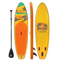 Ensemble de planches à pagaie gonflables avec accessoires, sac à dos, pagaie réglable, planche de surf SUP