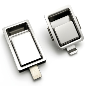 BY2-1 304 thép không gỉ <span class=keywords><strong>B</strong></span>ảng điều khiển tủ khóa kỹ thuật xe hộp cửa xe hộp công cụ vuông tác động gần xử lý <span class=keywords><strong>b</strong></span>ảng điều khiển khóa - Product Image 6