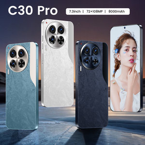 Téléphone 5G C30 Pro pour tutorat en ligne, batterie longue durée 8000 mAh, écran 7,3 pouces, appareil photo IA 108MP, 16 Go + 1 To, double SIM + carte TF, application tableau blanc, déverrouillage facial - Product Image 1