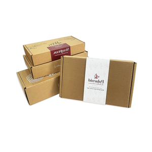 Enveloppe de vêtement à impression personnalisée bon marché, boîte d'emballage kraft en carton pour <span class=keywords><strong>abonnement</strong></span> d'expédition - Product Image 5