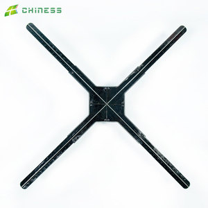 65Cm Đồng Bộ Hóa Quảng Cáo Hiển Thị Thiết Bị 3d Holographic Led Hiển Thị Chiếu 3d Quảng Cáo <span class=keywords><strong>Hologram</strong></span> Fan Hiển Thị Video - Product Image 4