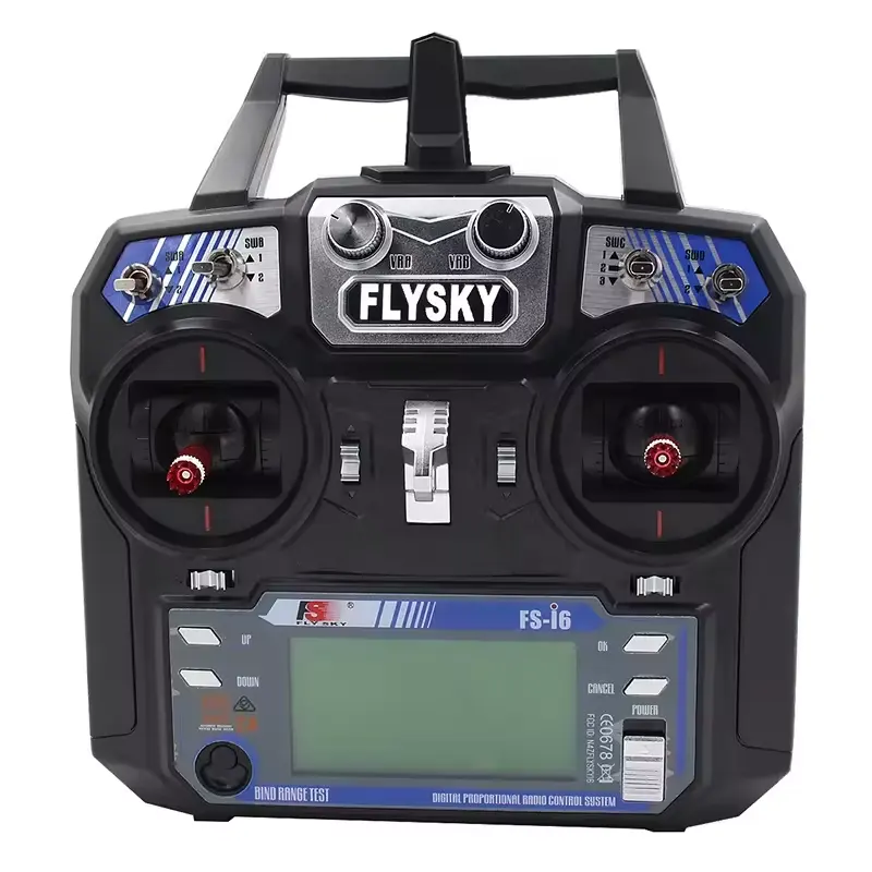 Flysky I6 2.4G 6CH uzaktan kumanda FS-i6 verici alıcı 6 kanal afrc RC FPV Drone uzaktan kumanda Drones aksesuarları