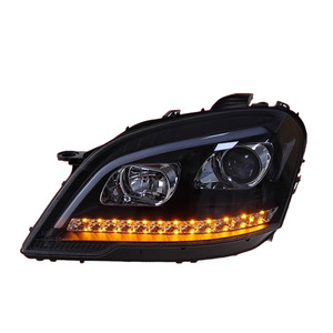 Mercedes-Benz MLGL 09-12 W164 Headlight Assembly LED Retrofit With DRL Sequential Turn Signal - Product Image 1
