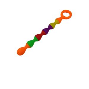 <span class=keywords><strong>Unisex</strong></span> Butt Plug Met Stevige Ballen Stimulerende Siliconen Volwassen Seksspeeltjes Kleurrijke Diy <span class=keywords><strong>Anal</strong></span> Kralen Seksuele Kleurrijke Nieuwigheden Grappig Sm - Product Image 2