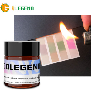 GDLEGEND Encre thermochromique sensible à la température pour sérigraphie Encre à changement de couleur réactive à la chaleur 28 °<span class=keywords><strong>C</strong></span> 30 °<span class=keywords><strong>C</strong></span> Encre anti-contrefaçon - Product Image 1
