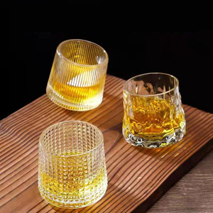 Verres à whisky classiques transparents de 200 ml, verrerie durable, verre à vin, verre à brandy, tasse à eau, tasse à jus, verre à boire pour les fêtes - Product Image 4