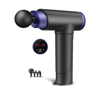 Pistola masajeadora de percusión de mano, pistola de masaje muscular térmico, Fascia, con funda de transporte, fabricante - Product Image 2