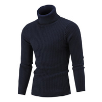 Pull Tricoté Torsadé Mode Slim Uni à Manches Longues Style Coréen pour Hommes – Collection Automne Hiver