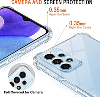 1.5MM D'épaisseur Air-Bag Clair étui pour samsung Galaxy S26 Ultra S25 Bord S26 Pro FE A17 A07 A06 A56 A53 A24 A34 A54 A22 A32 5G Couverture