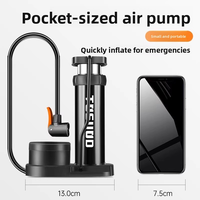 Pompe à pied TOSUOD pour vélo, pompe à air haute pression universelle pour usage domestique, mini pompe à vélo multifonctionnelle portable