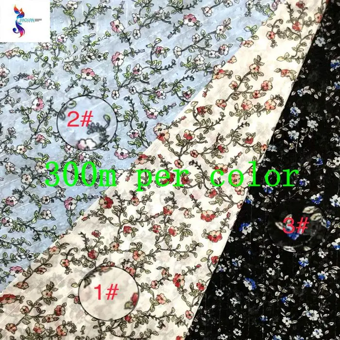 Cina Grosir Stock 100% Poliester Kain Chiffon Cetak Kain 8-12 Oz Katun Di Dubai