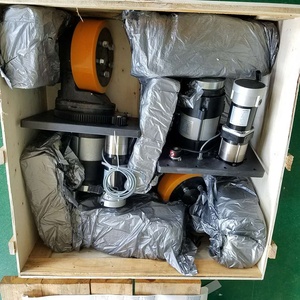 Shanghai Plutools-Accesorios de carretilla elevadora, Motor de <span class=keywords><strong>ACIM</strong></span> eléctrico de carga, ensamblaje de rueda de accionamiento AGV, Robot de 2300W y 24V, OEM - Product Image 6