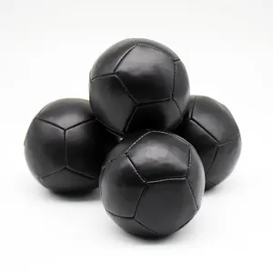 Customized Full Black Juggling Balls For Beginners and Professionals Durable PVC Juggling Ball Kit 6cm 120g Filled With Beans