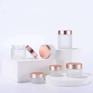 Pot <span class=keywords><strong>en</strong></span> <span class=keywords><strong>verre</strong></span> à large ouverture 5g 10g 15g 20g 30g 50g 100g, contenant cosmétique rond, pots <span class=keywords><strong>en</strong></span> <span class=keywords><strong>verre</strong></span> pour crème <span class=keywords><strong>avec</strong></span> couvercles noirs et argentés - Product Image 6