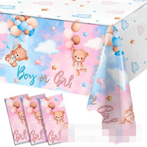 Ychon bébé sexe révéler fête vaisselle ensemble vaisselle jetable assiette ensemble décorations <span class=keywords><strong>de</strong></span> <span class=keywords><strong>Table</strong></span> bébé douche fête décoration - Product Image 6