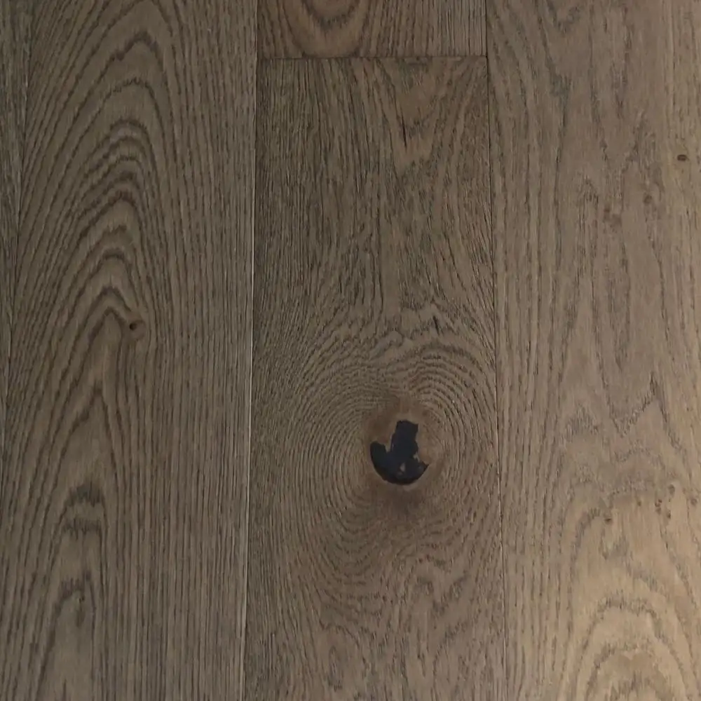 Pavimento in legno di quercia di colore grigio francese pavimento in legno di quercia