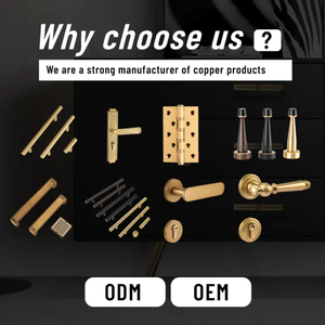 2025 hiện đại Trung Quốc phong cách doorshine khách sạn tủ quần áo tủ vàng đen Brass kéo xử lý nội thất Đồng vàng đen tay nắm cửa - Product Image 6