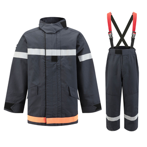 ANBEN <span class=keywords><strong>FIRE</strong></span> Style français EN469 Anit <span class=keywords><strong>Fire</strong></span> Kevlar Aramide Vêtements Pompiers Gear Pompier Gear Combinaisons de lutte contre l'incendie - Product Image 6