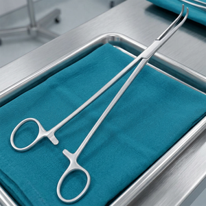 Pinzas Hemostáticas de Acero Inoxidable, Instrumentos Quirúrgicos con Certificación CE, Tamaños de 12 cm/17,5 cm para Cirugía General y Uso Hospitalario - Product Image 2