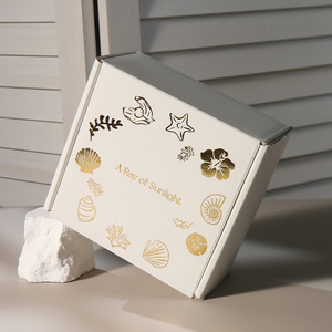 <b>Small</b> Luxury Custom Corrugated <b>Cardboard</b> Jewelry <b>Box</b> Set Luxury Paper <b>Gift</b> Packaging for Jewelry - Product Image 1