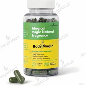 Private Label Veganistische Chlorofyl <span class=keywords><strong>Capsules</strong></span> Organische Kruidenlichaamsgeur Darm Huidgezondheidssupplementen Darmgezondheid Magische Chlorofyl Pillen - Product Image 1