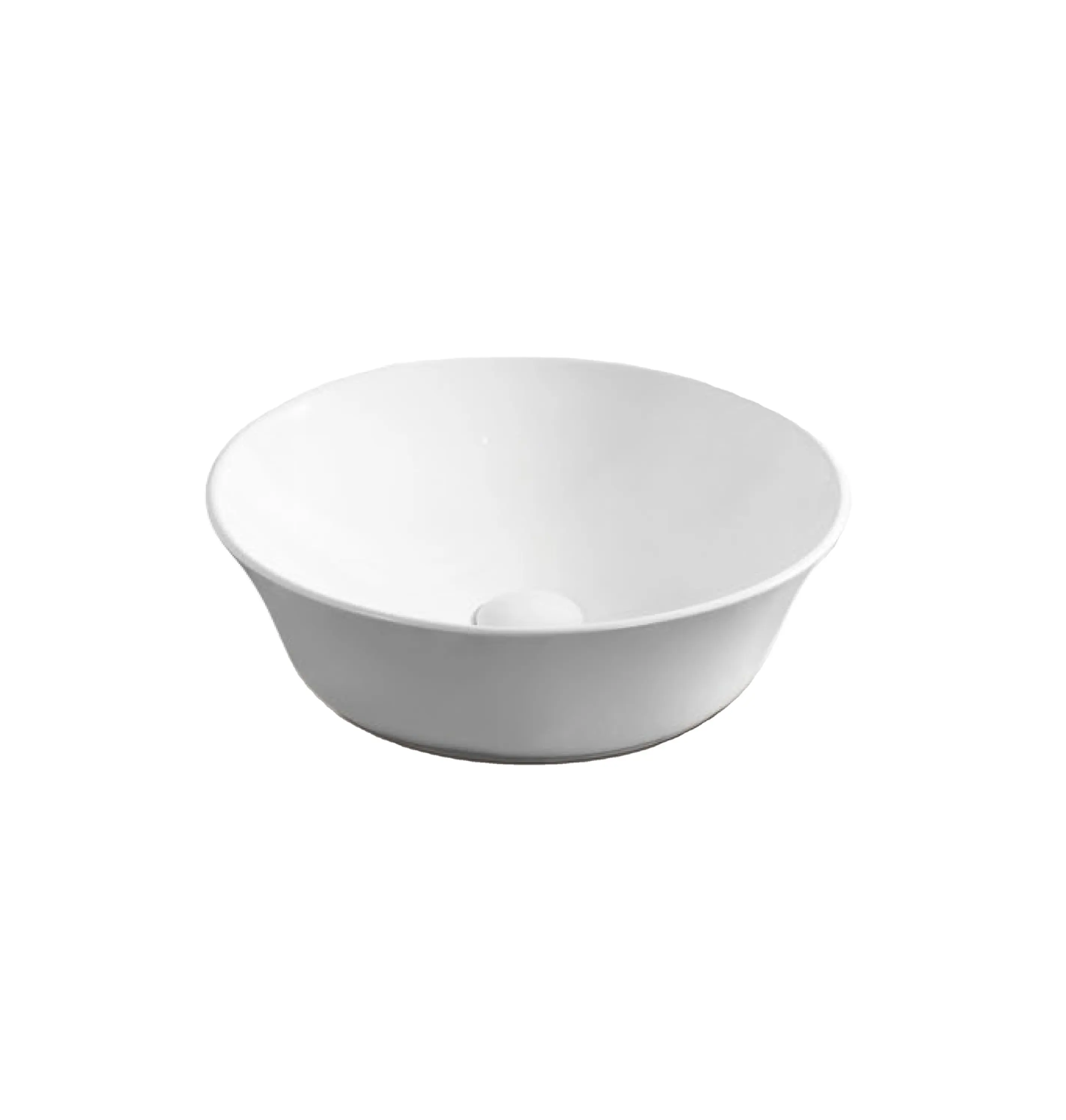 Modernes Design Badezimmer Arbeits platte waschen Hand dünne runde Kunst Keramik Behälter Becken