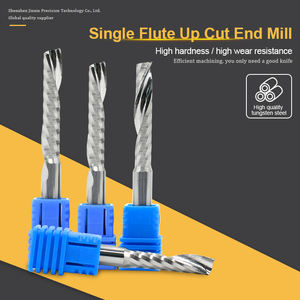 Herramientas CNC de carbita sólida de 3mm fraise Foret CNC 1 flauta para cortador Acrílico - Product Image 2