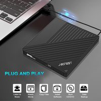 Unidad grabadora de Blu-ray externa USB 3.0, reproductor de DVD, grabadora de Blu-ray, lector de CD/DVD, unidad óptica delgada 3D para Windows/iOS
