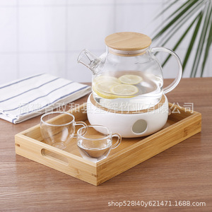 Plateaux de service en bambou rectangulaires, style simple, pour la maison, l'hôtel, le restaurant, le thé, le pain. - Product Image 2
