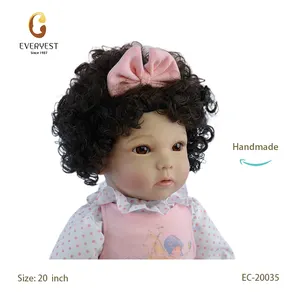 top quality 20 inch full body platinum silicone baby doll realistic baby doll silicone reborn girl for sale