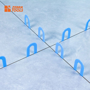 Nhựa shims móng ngựa shims 1/16 "1/8" gạch miếng đệm U shims gạch công cụ gạch ngói san lấp mặt bằng hệ thống cho sàn - Product Image 1