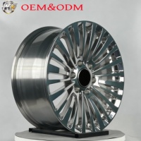 Jantes forgées KUNKAI 17-22 pouces 6061-T6, neuves, directement de l'usine, 5x127 (5x5), chrome argenté, pour Escalade SUV Jeep Wrangler