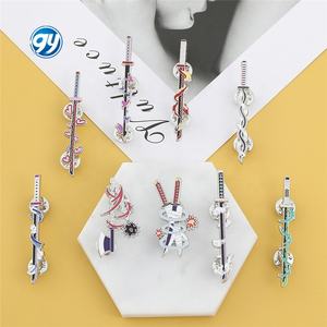 Demoned Slayer Anime Broche Kimetsu no Yaiba Badge En Métal Japonais <span class=keywords><strong>Manga</strong></span> Pin <span class=keywords><strong>Accessoires</strong></span> - Product Image 4