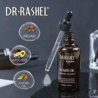 Prix de gros OEM DR.RASHEL Huile d'argan biologique et vitamine E Essence de croissance des cheveux Meilleure huile de croissance de la barbe 50ml