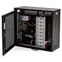 Support de boîtier en tôle sur mesure de haute qualité avec revêtement en poudre, poinçonnage, soudage, estampage, production métallique