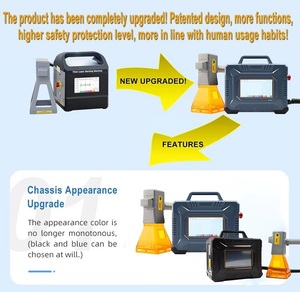 Máy khắc <span class=keywords><strong>laser</strong></span> sợi quang <span class=keywords><strong>mini</strong></span> cầm tay giá tốt 20w 30w 50w dùng cho kim loại, nhựa, lốp xe - Product Image 3