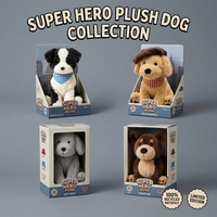 Peluche Teckel lestée personnalisée OEM de haute qualité, en fausse fourrure, douce, compagnon, jouet en peluche pour enfant