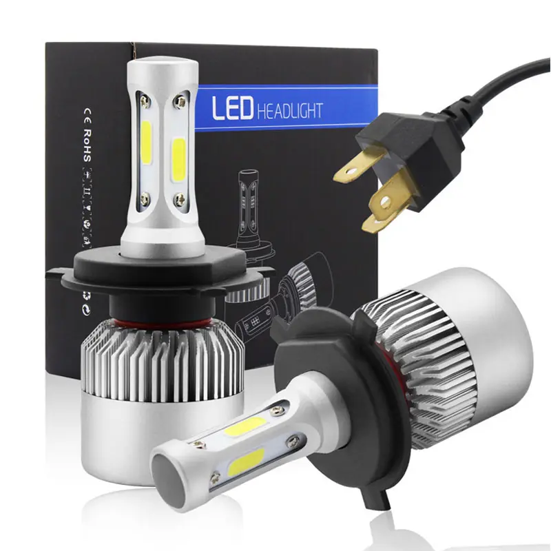 Perfect Heat dissipation headlight led bulbs with long life time s2 h7 headlight led fit for most auto models