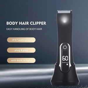 Recortadora Corporal Profesional para Hombre, Inalámbrica, Resistente al Agua IPX7, Carga Rápida, Cuchilla <span class=keywords><strong>de</strong></span> Cerámica, Herramienta <span class=keywords><strong>de</strong></span> Aseo para Barba, Ingle y Vello Púbico - Product Image 2